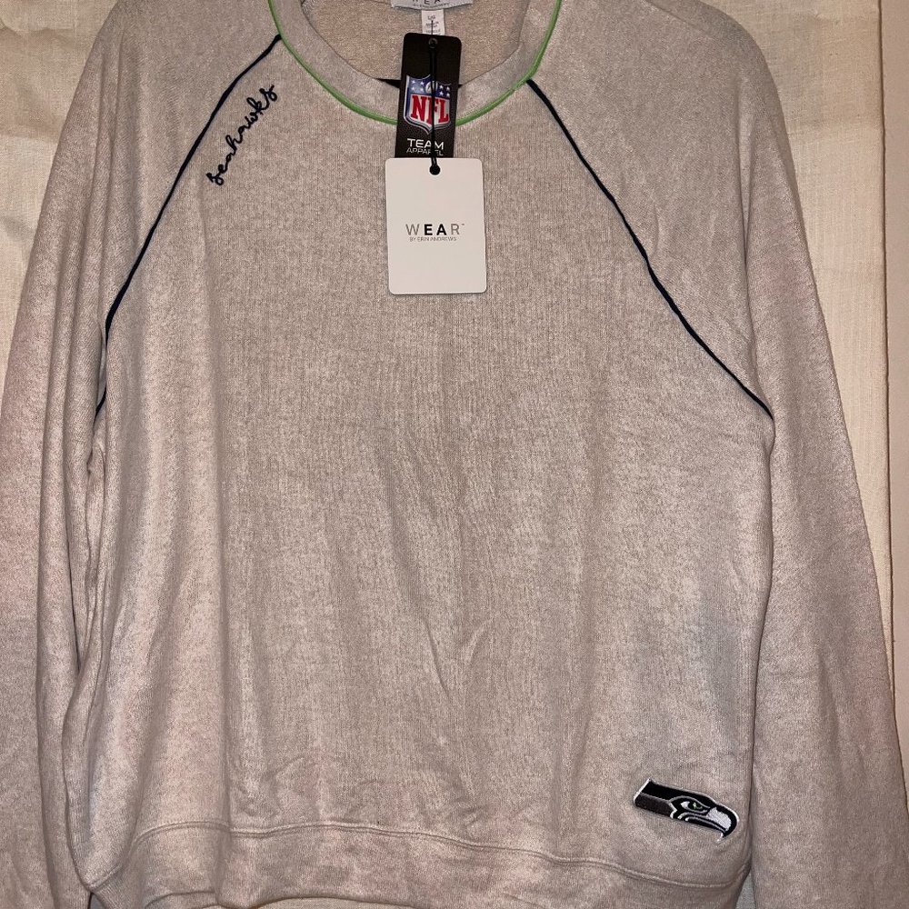 NFL Erin Andrews WEAR Seattle Seahawks Sweatshirt and sweatpants NWT Large